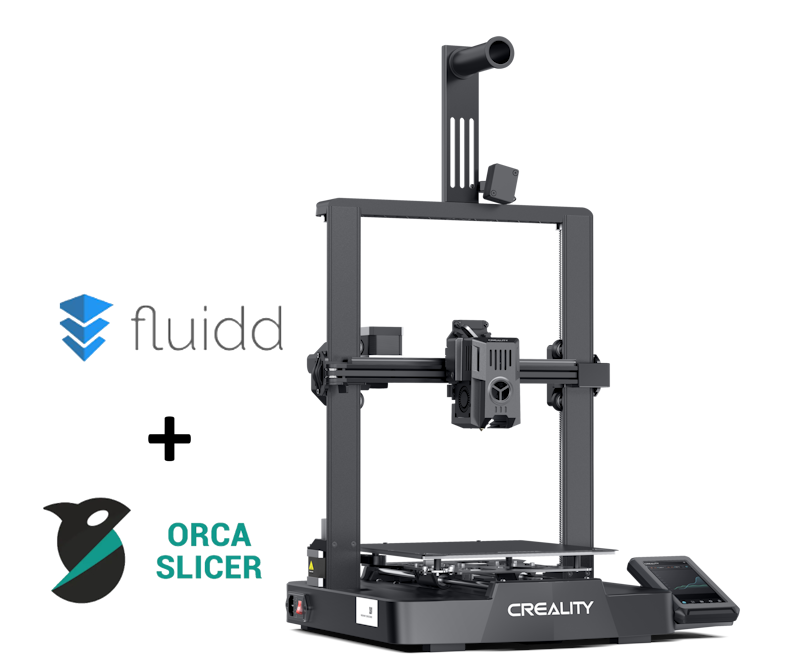 Przeczytaj więcej o artykule Ender 3 V3 KE Fluidd i Orca slicer, czyli jak zainstalować zdalny interface oraz używanie zewnętrznego slicera